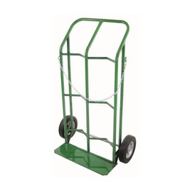 Anthony Welded Products 2 Cylinder Cart With Solid Rubber Wheels And Continuous Handle