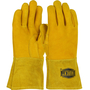 Protective Industrial Products Large 12" Gold Deerskin Cotton Foam Lined MIG Welders Gloves