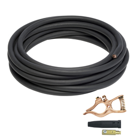 RADNOR™ 1/0 Black Flex-A-Prene® Welding Cable 25'