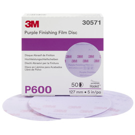 3M™ 5" Dia P600 Grit Hookit™ Abrasive Material