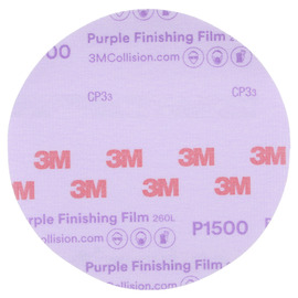 3M™ 6" Dia P1500 Grit Hookit™ Aluminum Oxide Film Disc