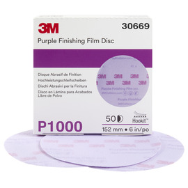 3M™ 6" Dia P1000 Grit Hookit™ Aluminum Oxide Film Disc