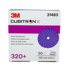 3M™ 6" Dia 320+ Grit Cubitron™ Sanding Disc