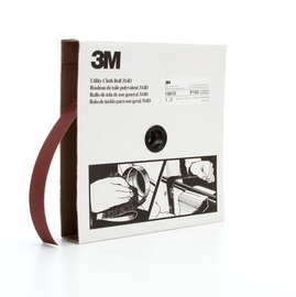 3M™ 1.5" X 150' P100 Grit 3M™ Aluminum Oxide Utility Roll