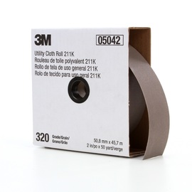 3M™ 1" X 150' 320 Grit 3M™ Aluminum Oxide Roll