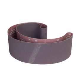 Norton® 6" W X 89" L Metalite® R228 Coarse Grade 80 Grit Aluminum Oxide Cloth Narrow Backstand Belt