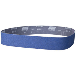 Norton® 2" W X 48" L BlueFire® Coarse Grade 50 Grit Zirconia Aluminum Cloth Narrow Benchstand Belt