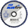 Norton® BlueFire 3" P36 Grit Type 27 Flap Disc