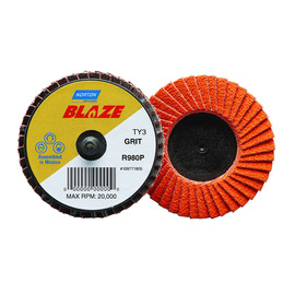 Norton® Blaze 3" 80 Grit Type 27 Flap Disc