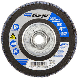 Norton® Charger 4 1/2" X 5/8" - 11 P36 Grit Type 29 Flap Disc