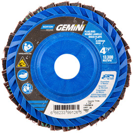 Norton® Gemini 4 1/2" X 7/8" P36 Grit Type 27 Flap Disc