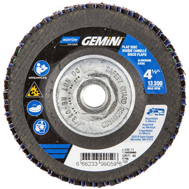 Norton® Gemini 4 1/2" X 5/8" - 11 P40 Grit Type 27 Flap Disc