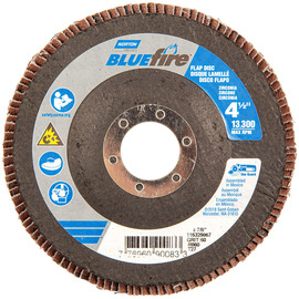 Norton® BlueFire 4 1/2" X 7/8" P60 Grit Type 27 Flap Disc