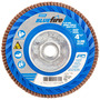 Norton® BlueFire 4 1/2" X 5/8" - 11 P80 Grit Type 27 Flap Disc