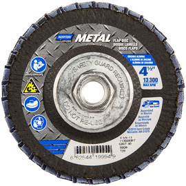 Norton® Metal 4 1/2" X 5/8" - 11 P40 Grit Type 29 Flap Disc