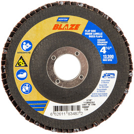 Norton® Blaze 4 1/2" X 7/8" 40 Grit Type 29 Flap Disc