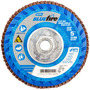 Norton® BlueFire 5" X 5/8" - 11 P36 Grit Type 27 Flap Disc