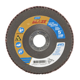 Norton® Blaze 5" X 7/8" 40 Grit Type 29 Flap Disc