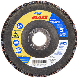 Norton® Blaze 5" X 7/8" 80 Grit Type 29 Flap Disc