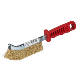 Norton® BlueFire Carbon Steel Curved Handle Scratch Brush