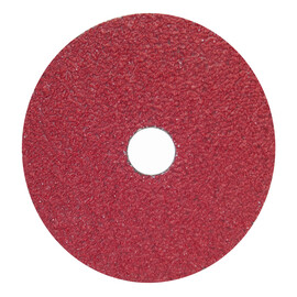 Norton® 9 1/8" Dia X 7/8" Arbor 60 Grit Red Heat Ceramic Alumina Fiber Disc