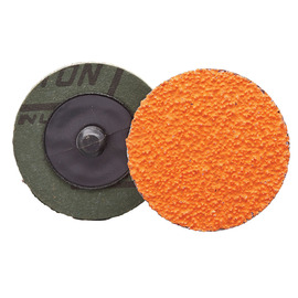 Norton® 2" Dia 36 Grit BlazeX F970 Premium Ceramic Alumina TR (Type III) Fiber Disc