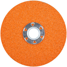 Norton® 4 1/2" Dia 50 Grit BlazeX F970 Premium Ceramic Alumina Speed-Change Fastener Fiber Disc