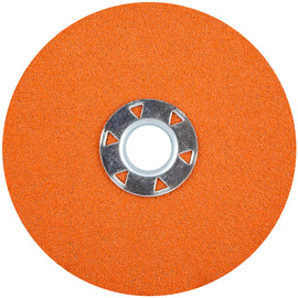 Norton® 4 1/2" Dia 80 Grit BlazeX F970 Premium Ceramic Alumina Speed-Change Fastener Fiber Disc