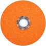 Norton® 5" Dia 36 Grit BlazeX F970 Premium Ceramic Alumina Speed-Change Fastener Fiber Disc