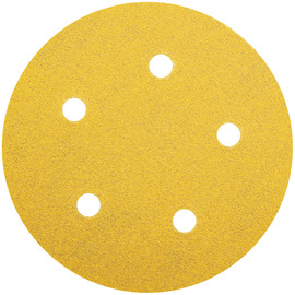 Norton® 5" Dia P80 Grit Gold Reserve Aluminum Oxide Paper Disc