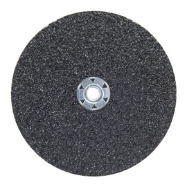 Norton® 7" Dia 50 Grit Gemini Aluminum Oxide Speed-Change Fastener Fiber Disc