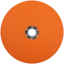 Norton® 7" Dia 80 Grit BlazeX F970 Premium Ceramic Alumina Speed-Change Fastener Fiber Disc