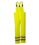 National Safety Apparel® Large Hi-Viz Yellow Arc H2O™ PU Coated FR Cotton Overalls