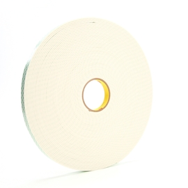 3M™ 0.7" X 36 yd White 3.2 mil Urethane Bonding Tape