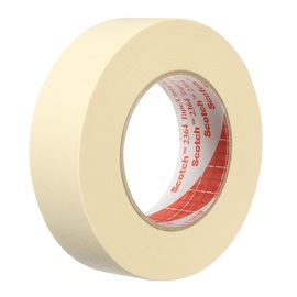 3M™ 1.41" X 60.14 yd Tan 6.5 mil Crepe Paper Masking Tape