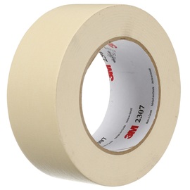 3M™ 1.88" X 60.14 yd Beige Series 2307 5.2 mil Crepe Paper Masking Tape