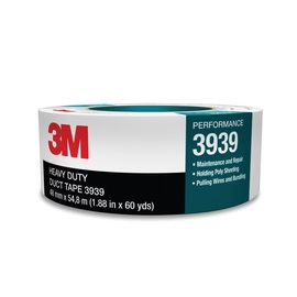 3M™ 2.83" X 59.93 yd Silver 9 mil Polyethylene/Cloth Scrim Duct Tape