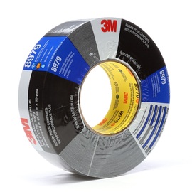 3M™ 1.88" X 59.93 yd Black 12.1 mil Fabric Reinforced Polyethylene Film Duct Tape