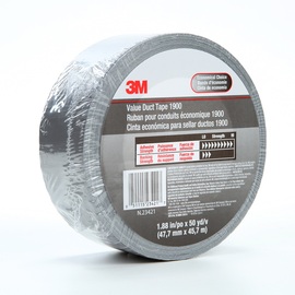 3M™ 1.88" X 50 yd Silver 5.8 mil Polyethylene/Cloth Scrim Duct Tape