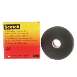 3M™ 0.75" X 30 ft Black Scotch® 30 mil Ethylene Propylene Rubber Tapes