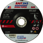 United Abrasives 6" X .045" X 7/8" SAIT Aluminum Oxide Type 27 / Type 42 Cut Off Wheel