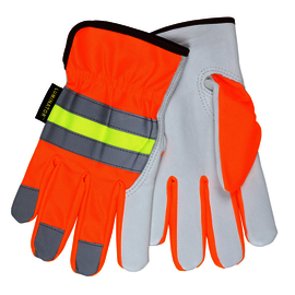 MCR Safety X-Large White Goatskin Unlined Drivers Gloves