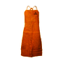 Tillman® 24" X 36" Bourbon Brown Premium Side Split Cowhide Leather Bib Apron