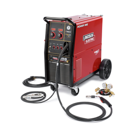 Lincoln Electric® POWER MIG® 256 Single Phase MIG Welder With 208 - 230Input Voltage, 300 Amp Max Output, Diamond Core Technology™, Coil Claw™ Cable Management And Accessory Package