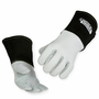 Lincoln Electric® Large 14" White And Black Elkskin Cotton/Foam Lined Stick/MIG Welders Gloves
