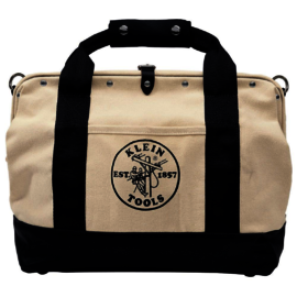 Klein Tools 18" Natural/Black Canvas Tool Bag