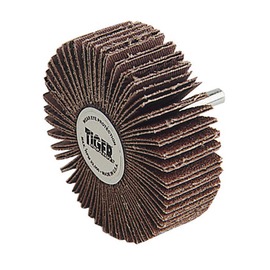 Weiler® Tiger® 3" X 1/4" Stem" 60 Grit Flap Wheel