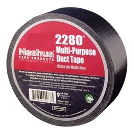 Nashua® 48 mm X 55 m Black 2280 9 mil Polyethylene Coated Cloth Duct Tape