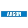 AccuformNMC™ 1" X 9" Blue/White Vinyl Pipe Marker "ARGON"