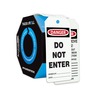 AccuformNMC™ 6 1/4" X 3" Black/Red/White PF-Cardstock Safety Tags By-The-Roll "DANGER DO NOT ENTER SIGNED BY:___DATE:___/DANGER DO NOT REMOVE THIS TAG! TO DO SO WITHOUT AUTHORITY WILL MEAN DISCIPLINARY ACTION! IT IS HERE FOR A PURPOSE REMARKS:___" 